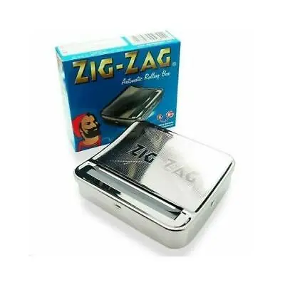 £4.78 • Buy New Zig Zag TIN Automatic Cigarette Tobacco Rolling Machine Box