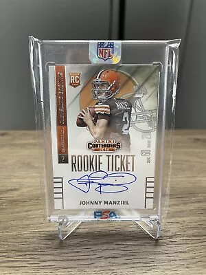 Johnny Manziel 2014 Panini Contenders Rookie Auto SP • $34.99