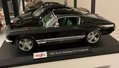 New Maisto 1:18 Scale Diecast Model Car - 1967 Ford Mustang GTA Fastback • $60