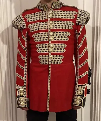 Vintage Original Guards Drummer Military Red Tunic Uniform Jacket British Issued • £350