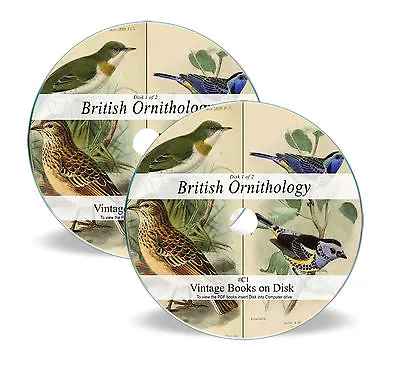 £4.60 • Buy British Bird Watching - 270 Old Rare Books On DVD - Wild Species Eggs Nests C1