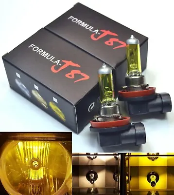 Halogen H8 35W 3000K Yellow Two Bulbs Fog Light Replace Plug Play Fit Lamp Stock • $12.82