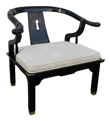 Vintage Century Ming Style Chair W/Brass Fittings • $398.40