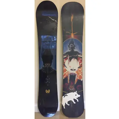 UNINC RDM 156cm Demon Burton Snowboard Rare Classic Collector Vintage • $369