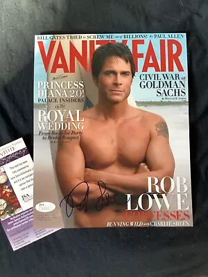 ROB LOWE SIGNED 8x10 ST ELMOS FIRE BRAT PACK AUTOGRAPH AUTO JSA COA  RARE • $99.99