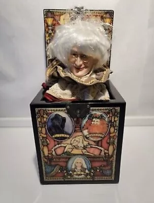 Enesco 1987 Scrooge Musical Jack-in-the-Box  A Christmas Carol By Karen Hahn • £43.37