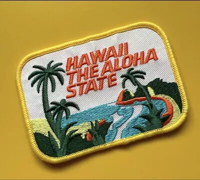 Hawaii Aloha State Collectible Iron-On Patch 4x3 - Vintage Throwback Design • $5.99