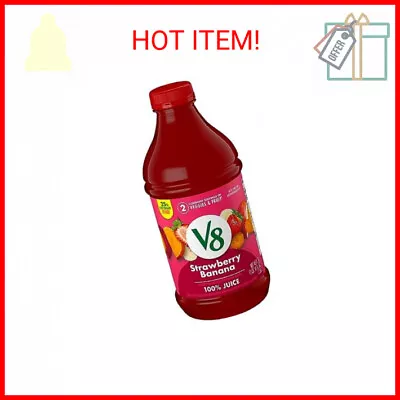 V8 Blends 100% Juice Strawberry Banana Juice 46 Fl Oz Bottle • $5.78