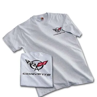 C5 Corvette Heather Gray Cotton T-Shirt • $24.95