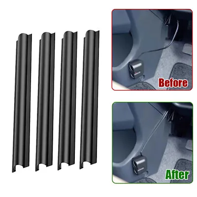 4pcs Black Accessories Interior Wire Protector Cover Line Sleeve Car Cable Clips • $7.69