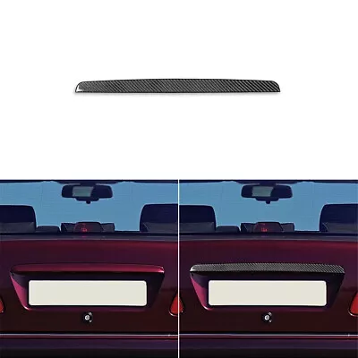 Real Carbon Fiber Rear Trunk Lid Spoiler Cover Decal For For E-Class W210 96-02 • $22.39