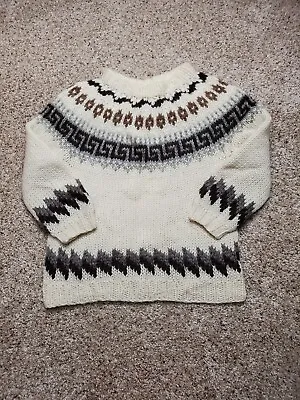 Vintage Hilda LTD Sweater XS Womens Long Sleeve Crewneck Icelandic Wool Read* • $22