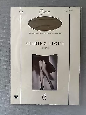 Vintage Stockings  Charnos Shining Light Champagne Small • £7