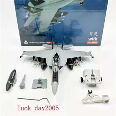 Wltk US Navy F/A-18 Super Hornet VFA-103 Jolly Rogers Fighter 1/72 Diecast Model • $59.99