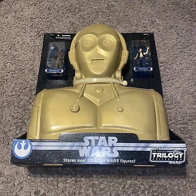 Star Wars C3PO Carry Case Unopened + HAN SOLO & CHEWBACCA RARE! SEE! GREAT • $59.99