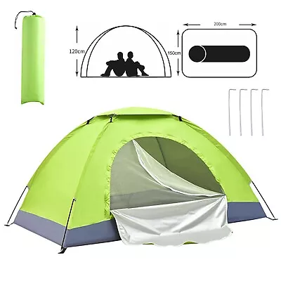 Portable Camping Tent For Backpacking And Hiking Easy Setup And Compact Design • $60.89