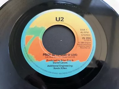 U2 - Pride 1984 Uk Press Jukebox 7  Vinyl Record Ex • £0.99