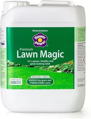 Richard Jackson Flower Power Premium Lawn Magic Lawn Feed For Gardens Greens  • £29.81