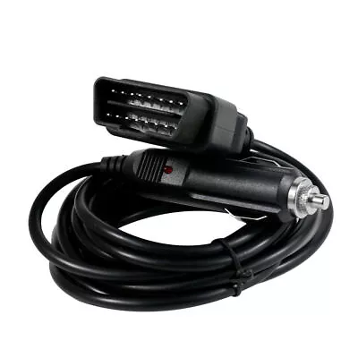 10ft Car OBD2 ECU Memory Saver Emergency Power Supply Cigarette Lighter Cable • $11.95