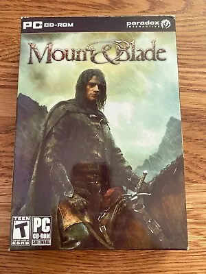 Mount & Blade (PC 2008) - Small Box Game Key & Insert - Free Shipping • $22.99