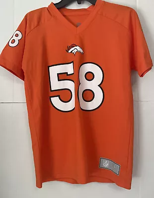 NFL Youth Boys Large DENVER BRONCHOS #58 VON MILLER Jersey  Orange • $20