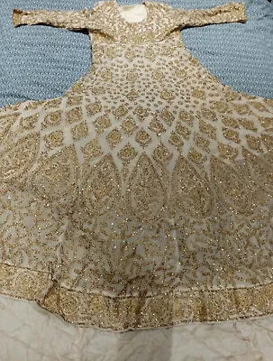 £800 • Buy Asian Pakistani Indian Bridal Langha Wedding Dress Used