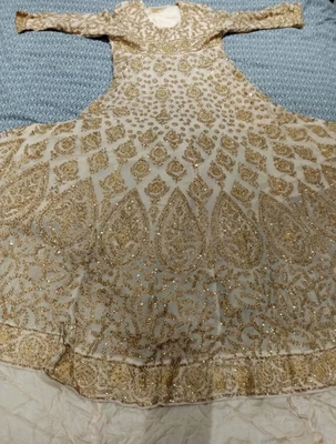 £800 • Buy Asian Pakistani Indian Bridal Langha Wedding Dress Used