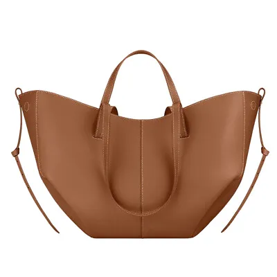 # Women Vintage Shoulder Bag Large Capacity PU Leather Commute Bag With Purse Se • £25.91