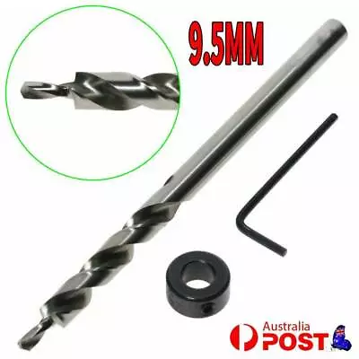 9.5MM Hex Pocket Hole Drill Bit HSS Twist Step Collar Wrench Tool For Kreg • $7.14