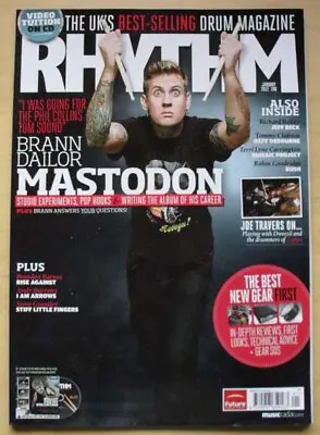 £8 • Buy Mastodon Rhythm #198 Magazine Jan 2012 Brann Dailor Cover With More Inside Uk