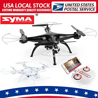 Syma X5SW-V3 Wifi FPV Drone 2.4Ghz 4CH 6-Axis Gyro RC Quadcopter Drone W/ Camera • $44.98