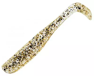 Z-man Slim SwimZ 2.5” - Gold Flake Zman ~ Flat Rate Postage • $9.99