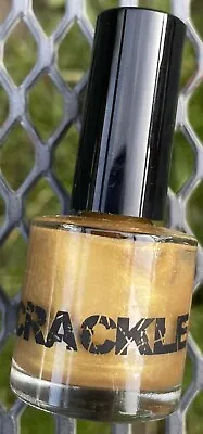 New 11ml Gold Crackle Nail Polish Varnish Quick Dry • £3.15