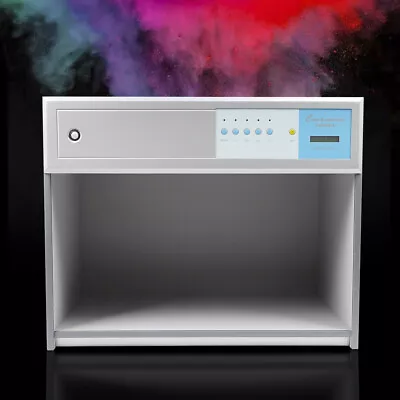 Lab Color Matching Cabinet Color Assessment Cabinet 4 Light Sources Light Box US • $337.82