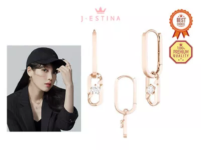 [J.ESTINA] JESTINA IU's PICK THE J 14K Earrings JJTEQ2BS002R4000 Korean Jewelry • $500