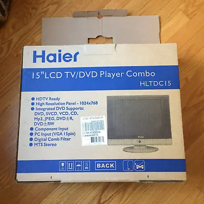 Haier HLTDC15 TV / DVD /CD/MP3/Player Combo Unit W/ Remote Retro Gaming - Read • $169.99