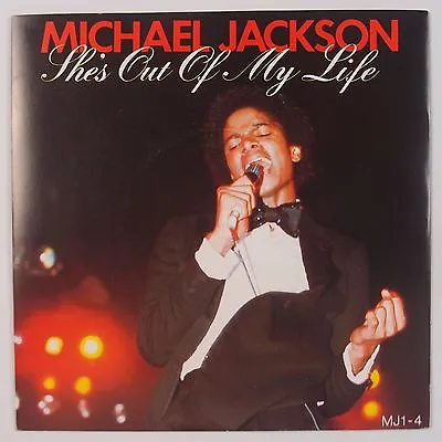 MICHAEL JACKSON: She’s Out Of My Life RED WAX Colored ’80 UK 45 W/ PS NM Stock • $15