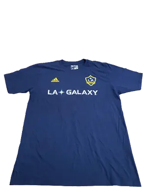 Adidas MLS L.A. Galaxy 'Giovani Dos Santos' S/S Tee Navy/Yellow 3720A  • $15