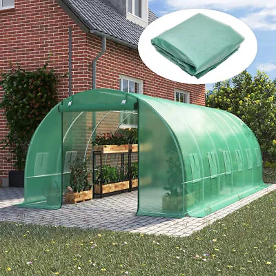 £45.95 • Buy Replacement Cover Only Polytunnel Greenhouse Pollytunnel Gardening Door Windows