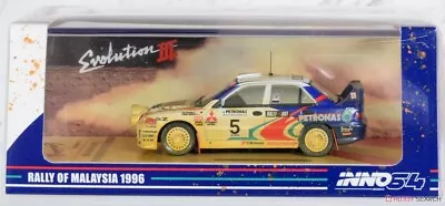 INNO64 - Mitsubishi Lancer Evolution III #05 Rally Of Malaysia 1996 W Mud Effect • $29.22