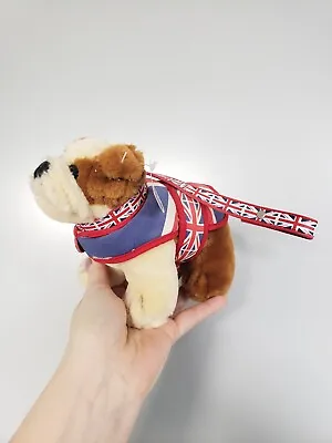 Bulldog PAWS British Bulldog Dressed In Union Jack Doggie Coat. Collar & Lead.  • £6