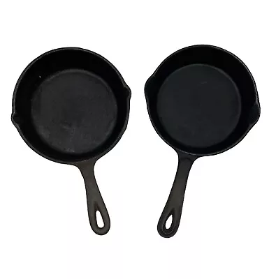 Lot Of 2 Cast Iron Skillet 6 1/2  • $37.80