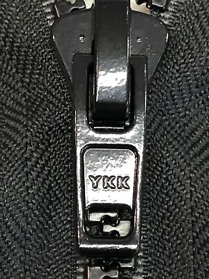 Zip Closed End Ykk Black All Sizes Plastic No Rust No 10 Weight Chunky Heavy Uk • £5