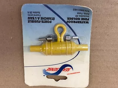 Sea Sense Marine Waterproof In Line Fuse Holder 31482 Yellow Up 30 Amp 12-18 Ga • $5.99