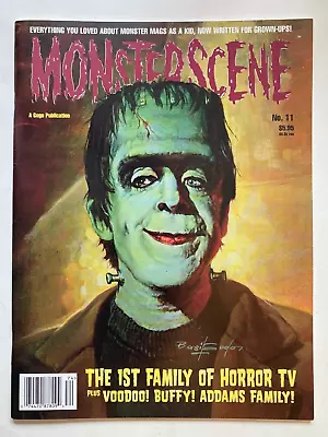 Vintage  Monsterscene  #11 Basil Gogos Winter/98 Magazine Back Issue MUNSTERS • $9.95