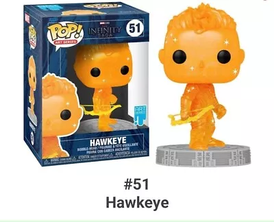 Hawkeye Funko Pop! Vinyl Figurine Marvel Infinity Saga Collectible Figure #51 • £12.99