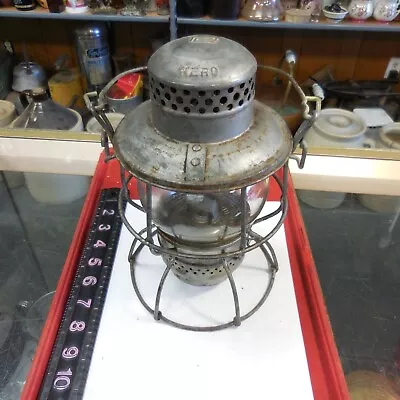 Vintage Adlake Kero Railroad Kerosene Train Light Lantern Clear Globe USA • $95