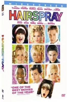 Hairspray DVD (2007) John Travolta Shankman (DIR) Cert PG Fast And FREE P & P • £2.24