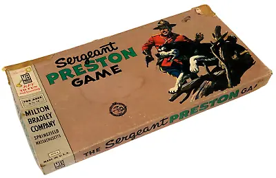 Sergeant Preston Board Game VTG 1956 • $24.99