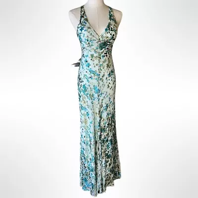 Bcbg Maxazria Dress Burnout Velvet Silk Gown  Mermaid Prom Dress • $60